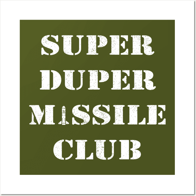 Super Duper Missile Club Wall Art by EbukaAmadiObi19